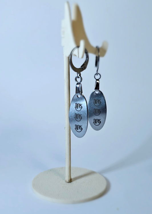 E_0C SLOTHANA Náušnice, vlastní výběr Nerez 19 × 12 mm (0.75″ × 0.47″) E_0C