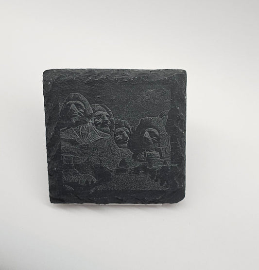 SC_0 SLOTHANA Slate Coaster, vlastní design, 100x100x2,5mm (4″×4″×1") SC_0