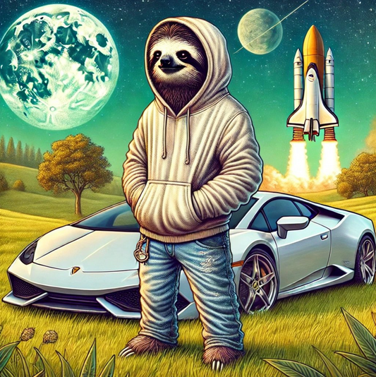 B0_ SLOTHANA coin, mosaz 32/3mm  (1.2598″ × 0.1181″) B0_