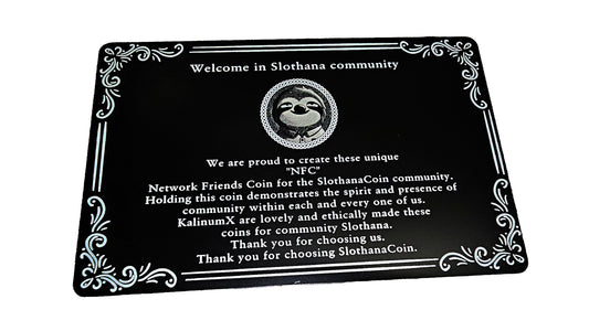 SLOTHANA coin, alu karta authenticity