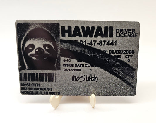 Slothana Business card custom design