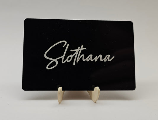 Slothana Business card custom design
